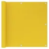 Image de vidaXL Écran de balcon Jaune 90x500 cm PEHD