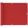 Image de vidaXL Balkonscherm 75x300 cm HDPE rood311004