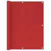 Image de vidaXL Balkonscherm 120x400 cm HDPE rood311013