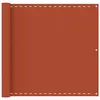 Image de vidaXL Balkonscherm 90x500 cm HDPE oranje311022