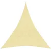Image de vidaXL Voile d'Ombrage Protection Ecran Solaire Bâche d'Ombrage Anti UV Jardin Terrasse Balcon Extérieur 160 g/m² Beige 311153