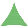 Image de vidaXL Voile d'ombrage 160 g-m² Vert clair 5x6x6 m PEHD