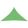 Image de vidaXL Voile d'ombrage 160 g-m² Vert clair 5x5x6 m PEHD