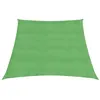 Image de vidaXL Voile d'ombrage 160 g-m² Vert clair 3-4x2 m PEHD