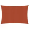 Image de vidaXL Voile d'ombrage 160 g/m² Terre cuite 3x5 m PEHD, voile de parasol, bâche de parasol, écran solaire 311349