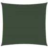 Image de vidaXL Voile d'ombrage 160 g/m² Vert foncé 4,5x4,5 m PEHD