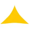 Image de vidaXL Voile d'ombrage 160 g/m² Jaune 3,6x3,6x3,6 m PEHD