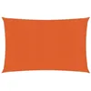 Image de vidaXL Voile d'ombrage 160 g-m² Orange 2,5x3,5 m PEHD