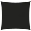 Image de vidaXL Voile d'ombrage 160 g-m² Noir 3,6x3,6 m PEHD