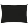Image de vidaXL Voile d'ombrage 160 g/m² Noir 3x4,5 m PEHD