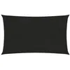 Image de vidaXL Voile d'ombrage 160 g-m² Noir 4x7 m PEHD