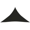 Image de vidaXL Voile d'ombrage 160 g-m² Noir 3,5x3,5x4,9 m PEHD