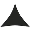 Image de vidaXL Voile d'ombrage 160 g-m² Noir 4,5x4,5x4,5 m PEHD