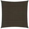 Image de Voile d'ombrage 160 g/m² marron 3,6x3,6 m pehd