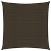 Image de vidaXL Voile d'ombrage 160 g/m² Marron 5x5 m PEHD