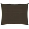 Image de vidaXL Voile d'ombrage 160 g/m² Marron 3x4 m PEHD