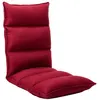 Image de vidaXL Vloerstoel inklapbaar tissu bordeaux