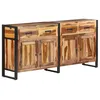 Image de vidaXL Dressoir 172x35x80 cm acaciahout met honingkleurige afwerking321698