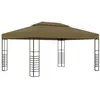 Image de vidaXL Chapiteau 3x4 m Taupe 180 g/m²