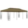 Image de vidaXL Belvédère 6x3x2,7 m Taupe 180 g/m²