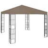 Image de vidaXL Belvédère 3x3 m Taupe