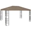 Image de vidaXL Belvédère 4x3 m Taupe