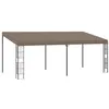 Image de vidaXL Wandprieel 6x3 m stof taupe312262