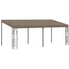 Image de vidaXL Belvédère mural 6x3x2,5 m Taupe