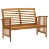 Image de Banc de jardin 119 cm bois d acacia solide