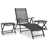 Image de Salon de jardin vidaxl aluminium 3 personnes 3 pieces