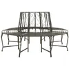 Image de Banc circulaire de jardin 160 cm Acier
