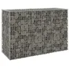 Image de Mur en gabion avec couvercles Acier galvanisé 150x60x100 cm