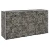 Image de Mur en gabion avec couvercles Acier galvanisé 200x60x100 cm