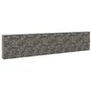 Image de Mur en gabion avec couvercles Acier galvanisé 300x30x100 cm