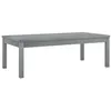 Image de Table basse 100x50x33 cm Gris Bois d acacia solide