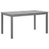Image de Table de jardin - vidaXL - Délavage gris - Bois d'acacia massif - 140x80x74 cm - 6 personnes