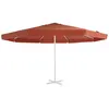 Image de vidaXL Vervangingsdoek voor parasol 500 cm terracottakleurig312543