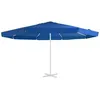 Image de vidaXL Vervangingsdoek voor parasol 500 cm azuurblauw312545