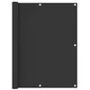Image de Écran de balcon - vidaXL - Anthracite - Imperméable - Protection UV - 120x600 cm