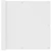 Image de Écran de balcon Blanc 90x500 cm Tissu Oxford