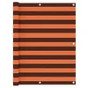 Image de Écran de balcon Orange et marron 120x300 cm Tissu Oxford