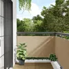 Image de vidaXL Balkonscherm 75x500 cm oxford stof beige134938