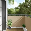 Image de vidaXL Balkonscherm 90x500 cm oxford stof beige134942