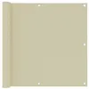 Image de vidaXL Balkonscherm 90x300 cm oxford stof cràme134952