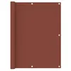 Image de vidaXL Balkonscherm 120x400 cm oxford stof terracotta134981