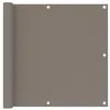 Image de vidaXL Balkonscherm 90x500 cm oxford stof taupe134990