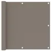 Image de Écran de balcon Taupe 90x600 cm Tissu Oxford