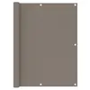 Image de vidaXL Balkonscherm 120x400 cm oxford stof taupe134993
