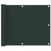 Image de vidaXL Balkonscherm 75x300 cm oxford stof donkergroen134996