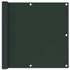 Image de vidaXL Balkonscherm 90x300 cm oxford stof donkergroen135000